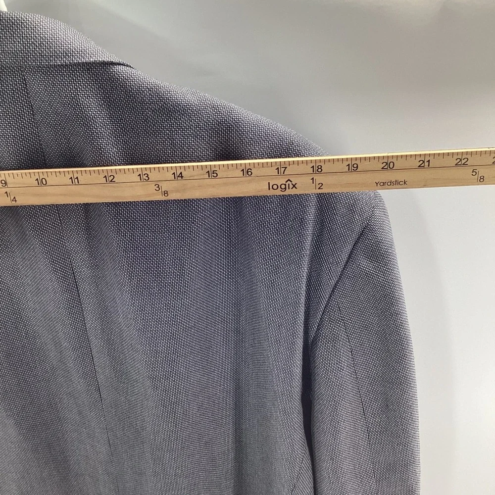 Michael Kors Mens Grey‎ Textured Two Button Blazer Sport Coat 48L Macys Store